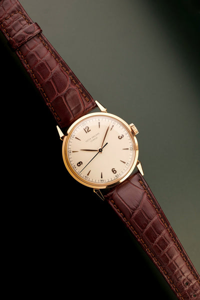 Patek Philippe 18K Rose Gold Calatrava 1578 Silver Dial