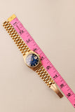 1989 Rolex 18238 Yellow Gold Blue Sun Burst Dial - With Papers
