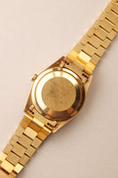 1989 Rolex 18238 Yellow Gold Blue Sun Burst Dial - With Papers