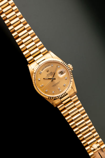 1994 Rolex 18238 Yellow Gold Day-Date with papers