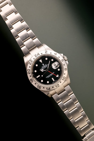 2006 Rolex 16570 T Black Explorer II - With Papers