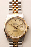 1987 Rolex 16013 Two-Tone Tiffany & Co Dial Date-Just