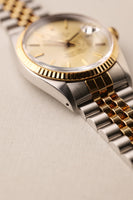 1987 Rolex 16013 Two-Tone Tiffany & Co Dial Date-Just