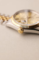 1987 Rolex 16013 Two-Tone Tiffany & Co Dial Date-Just