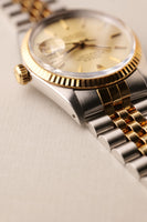 1987 Rolex 16013 Two-Tone Tiffany & Co Dial Date-Just