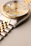 1987 Rolex 16013 Two-Tone Tiffany & Co Dial Date-Just