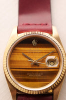 1979 Rolex 16018 Tiger Eye Stone Yellow Gold Datejust - With Papers
