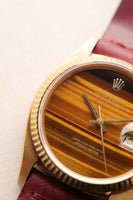1979 Rolex 16018 Tiger Eye Stone Yellow Gold Datejust - With Papers