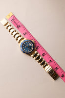 1991 Rolex Blue Pastel 16618 Yellow Gold Submariner - box and manuals