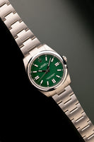 2022 Rolex 124300 Green Dial Oyster Perpetual - Full Set