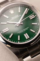 2022 Rolex 124300 Green Dial Oyster Perpetual - Full Set