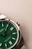 2022 Rolex 124300 Green Dial Oyster Perpetual - Full Set