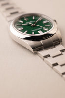 2022 Rolex 124300 Green Dial Oyster Perpetual - Full Set