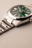2022 Rolex 124300 Green Dial Oyster Perpetual - Full Set