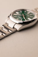 2022 Rolex 124300 Green Dial Oyster Perpetual - Full Set