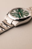2022 Rolex 124300 Green Dial Oyster Perpetual - Full Set