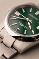 2022 Rolex 124300 Green Dial Oyster Perpetual - Full Set