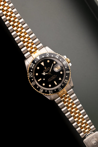 1986 Rolex 16753 Two-Tone GMT - Box and accessories