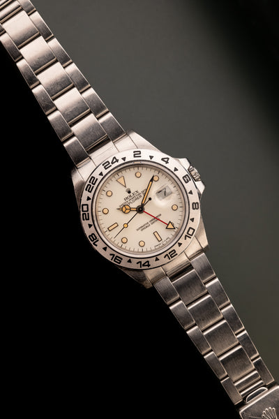 1986 Rolex 16550 Cream Dial Explorer II