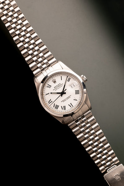 1987 Rolex 16000 White Roman numeral Dial Date-Just