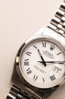 1987 Rolex 16000 White Roman numeral Dial Date-Just