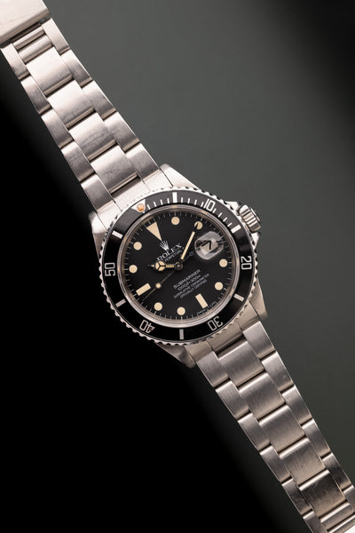 1980 Rolex 16800 Matte Dial Submariner - With Box