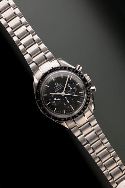 1998 Omega 3952.50 “Professional Yellow” Display back Speedmaster