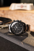 1997 Omega 3952.50 “Professional Yellow” Display back Speedmaster