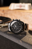 1997 Omega 3952.50 “Professional Yellow” Display back Speedmaster