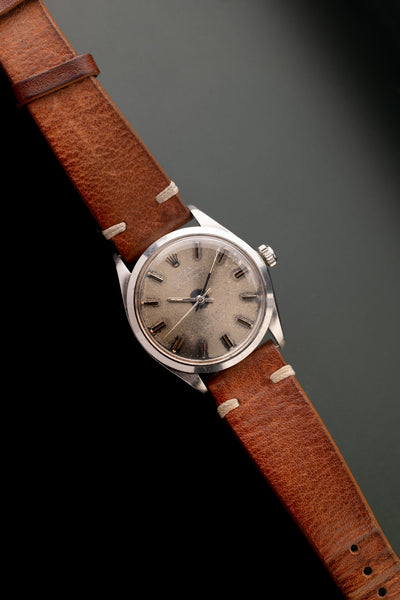 1968 Rolex 5500 Tropical “Lunar Ice” Air-King Oyster Perpetual