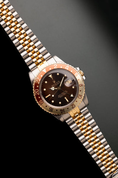 1984 Rolex 16753 Root Beer GMT