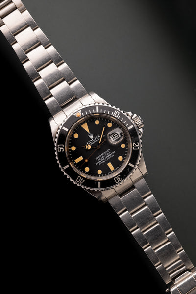 1983 Rolex 16800 Pumpkin Submariner - Unpolished