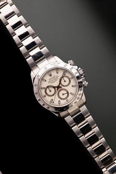 2001 Rolex 116520 Cream Dial Daytona