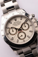 2001 Rolex 116520 Cream Dial Daytona