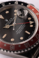 1987 Rolex 16760 pre-tropical “Fat Lady” Faded Coke GMT