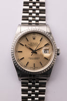 1991 Rolex 16220 Tropical DateJust - Unpolished
