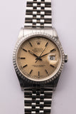 1991 Rolex 16220 Tropical DateJust - Unpolished