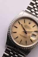 1991 Rolex 16220 Tropical DateJust - Unpolished