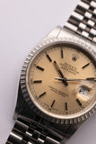 1991 Rolex 16220 Tropical DateJust - Unpolished