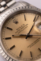 1991 Rolex 16220 Tropical DateJust - Unpolished
