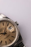 1991 Rolex 16220 Tropical DateJust - Unpolished