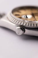 1991 Rolex 16220 Tropical DateJust - Unpolished