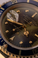 1979 Rolex 16808 Yellow Gold Nebulous Dial Submariner