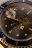 1979 Rolex 16808 Yellow Gold Nebulous Dial Submariner