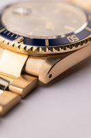 1979 Rolex 16808 Yellow Gold Nebulous Dial Submariner