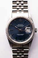 1993 Rolex 16220 Blue Dial Datejust