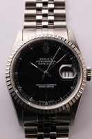 1993 Rolex 16220 Black Dial Datejust