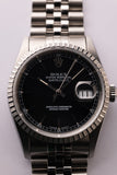 1993 Rolex 16220 Black Dial Datejust