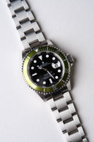2007 Rolex 16610LV Lime Kermit Submariner - Box and Papers