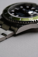 2007 Rolex 16610LV Lime Kermit Submariner - Box and Papers